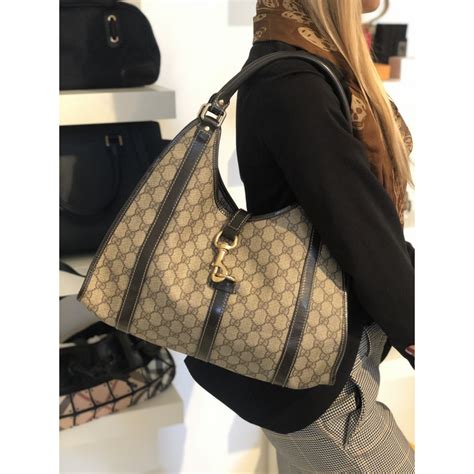 borsa monogram gucci tela trapezio|Borse con Iniziali da Donna .